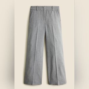 Sydney wide-leg Cropped Ankle Grey pant in four-season stretch Size 8